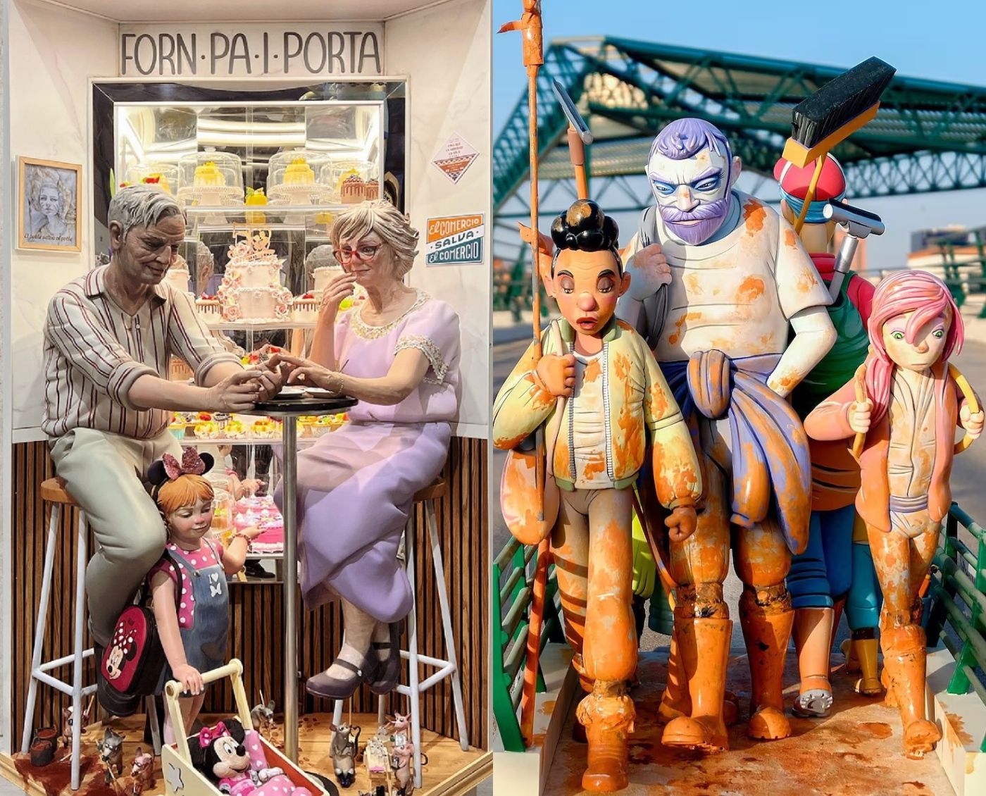 Ninots de la exposición