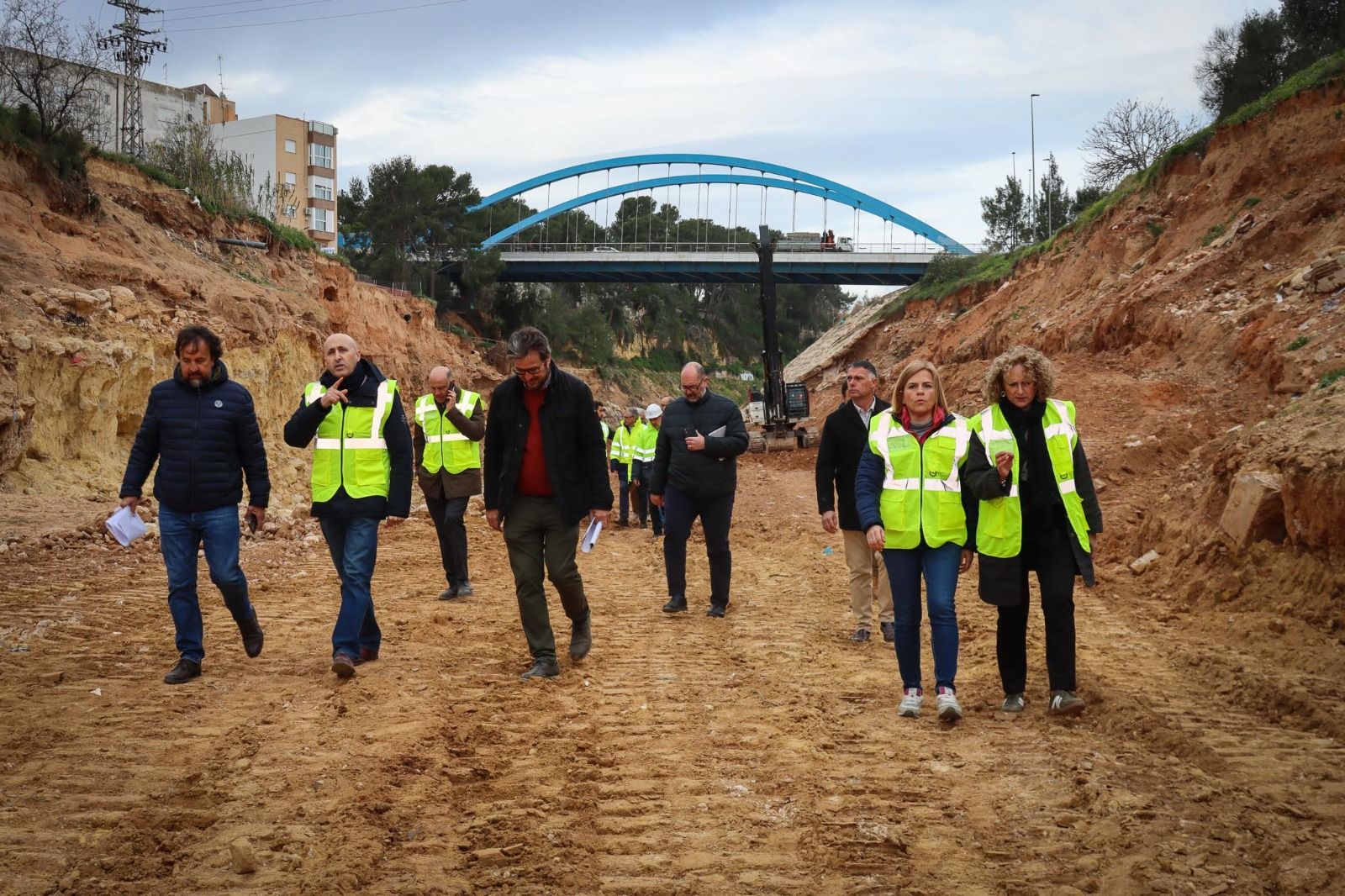Visita de la Delegación del Gobierno en la Comunitat Valenciana y la Confederación Hidrográfica del Júcar a Torrent