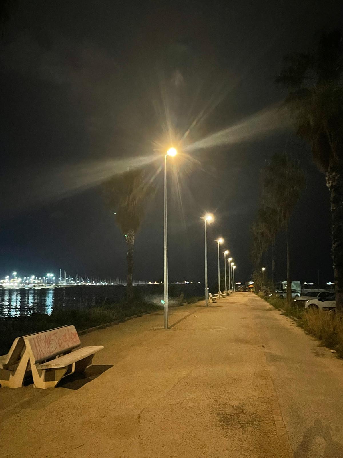 Nuevas luminarias el Saler y Pinedo 