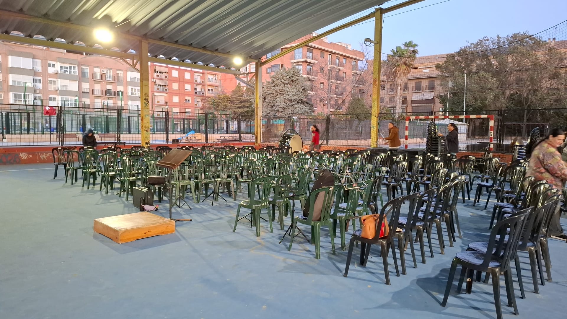 Preparatius concert extraordinari DANA