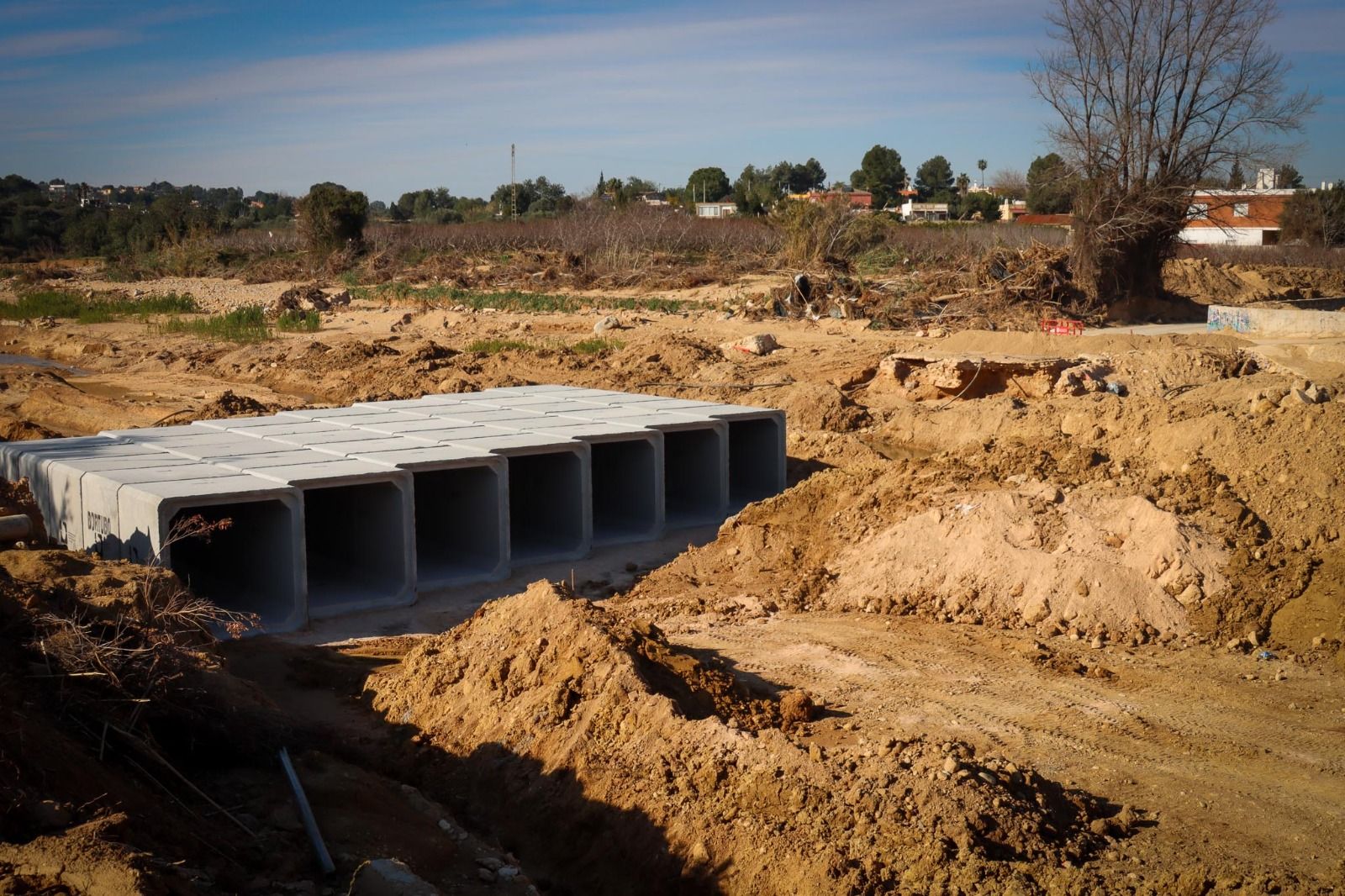 Barranc de l'Horteta de Torrent afectat per la DANA