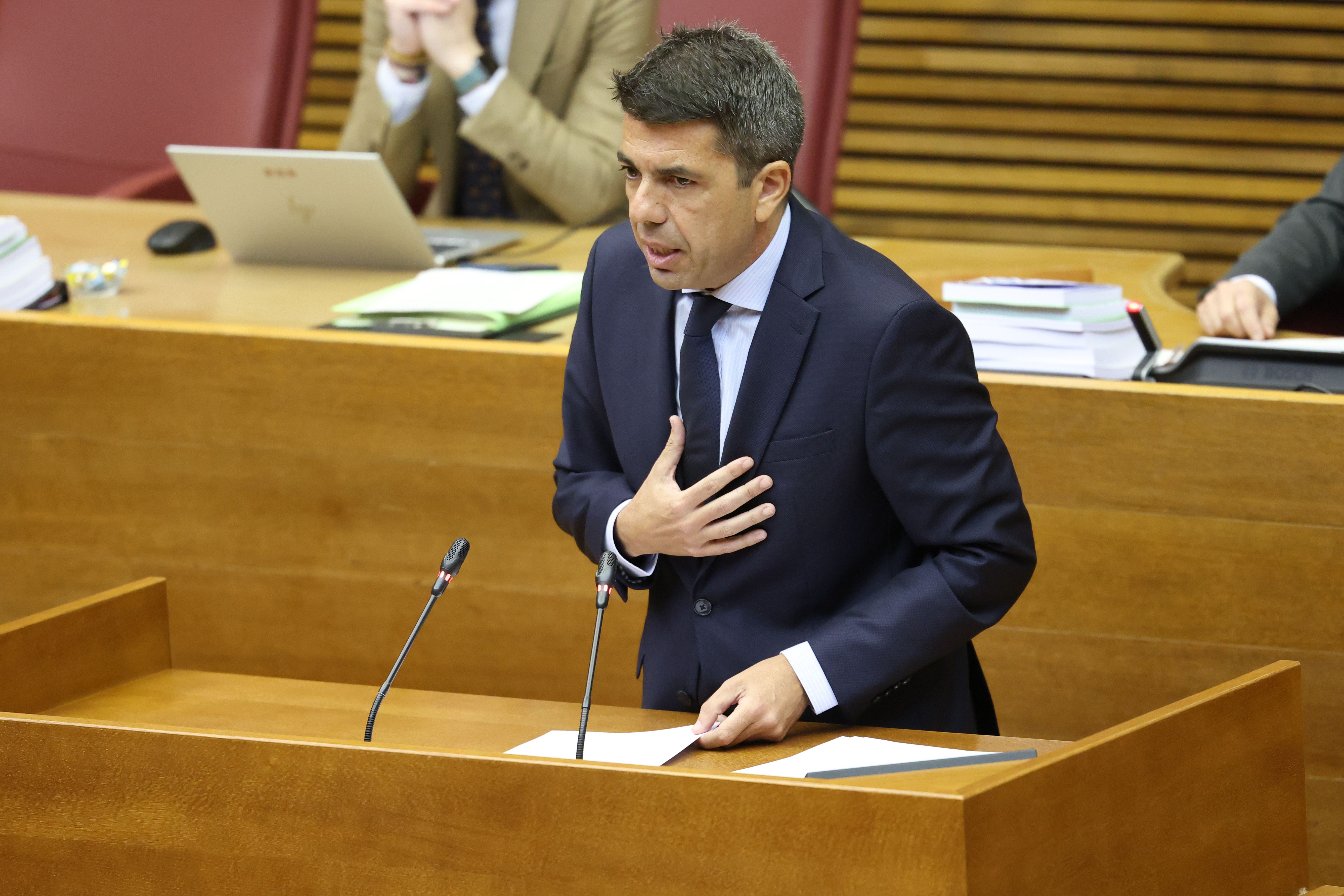 El president de la Generalitat Valenciana, Carlos Mazón