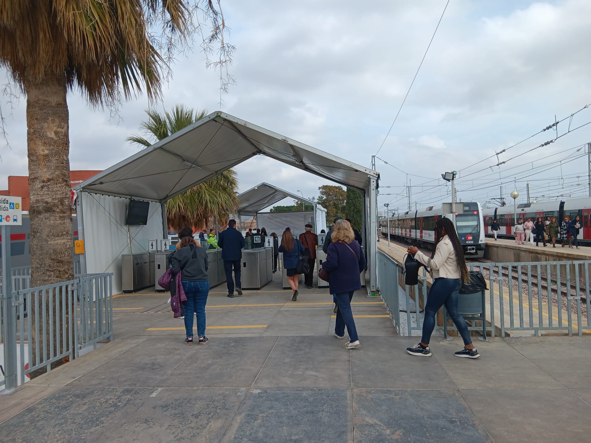 Llançadera des de València Sud