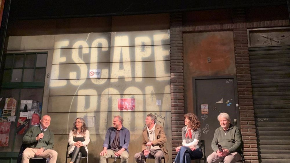 Presentación de la obra 'Escape Room' en el Teatro Talia Presentación de la obra 'Escape Room' en el Teatro Talia
