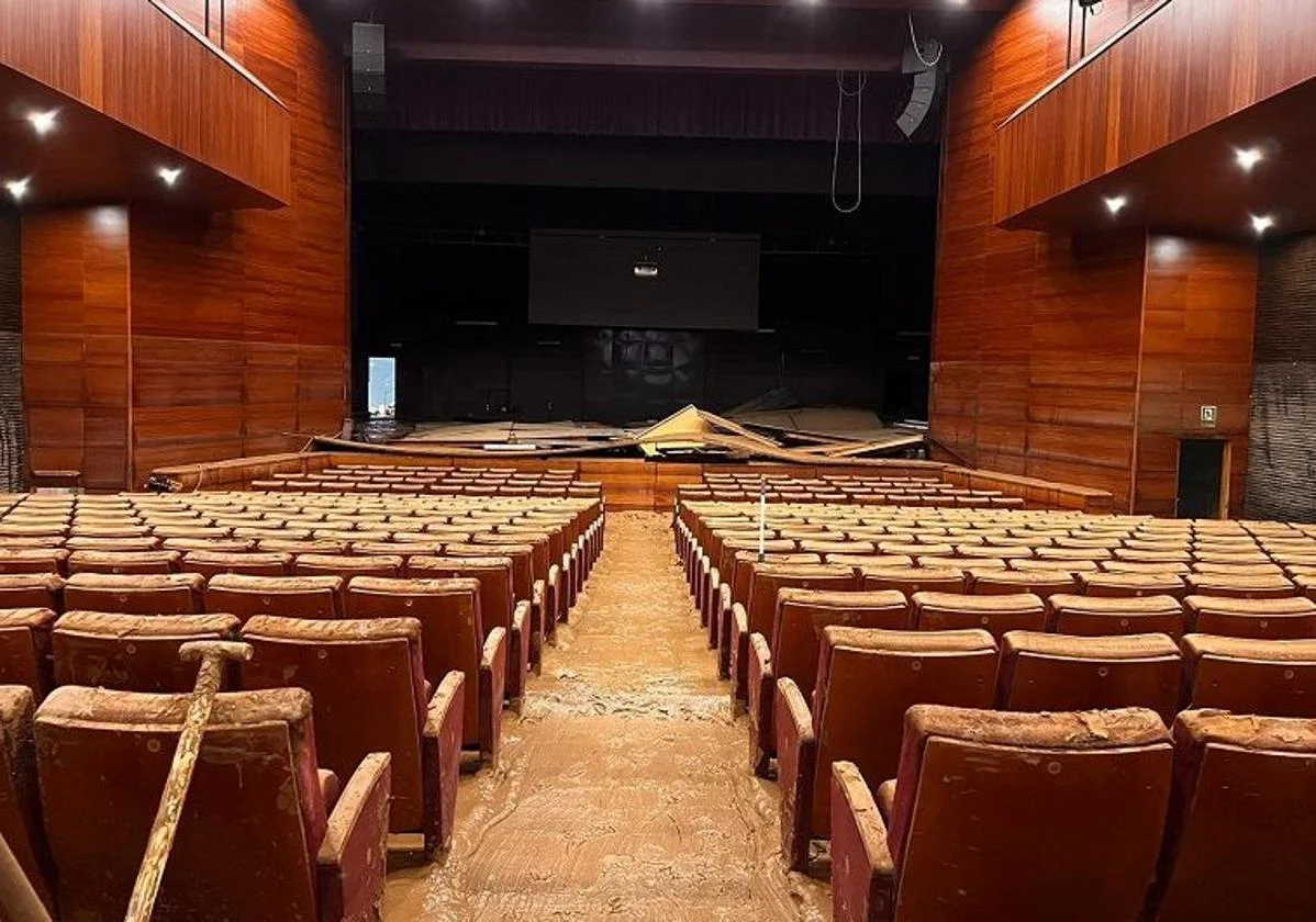 Teatro Auditorio de Catarroja, una de las salas afectadas por la DANA