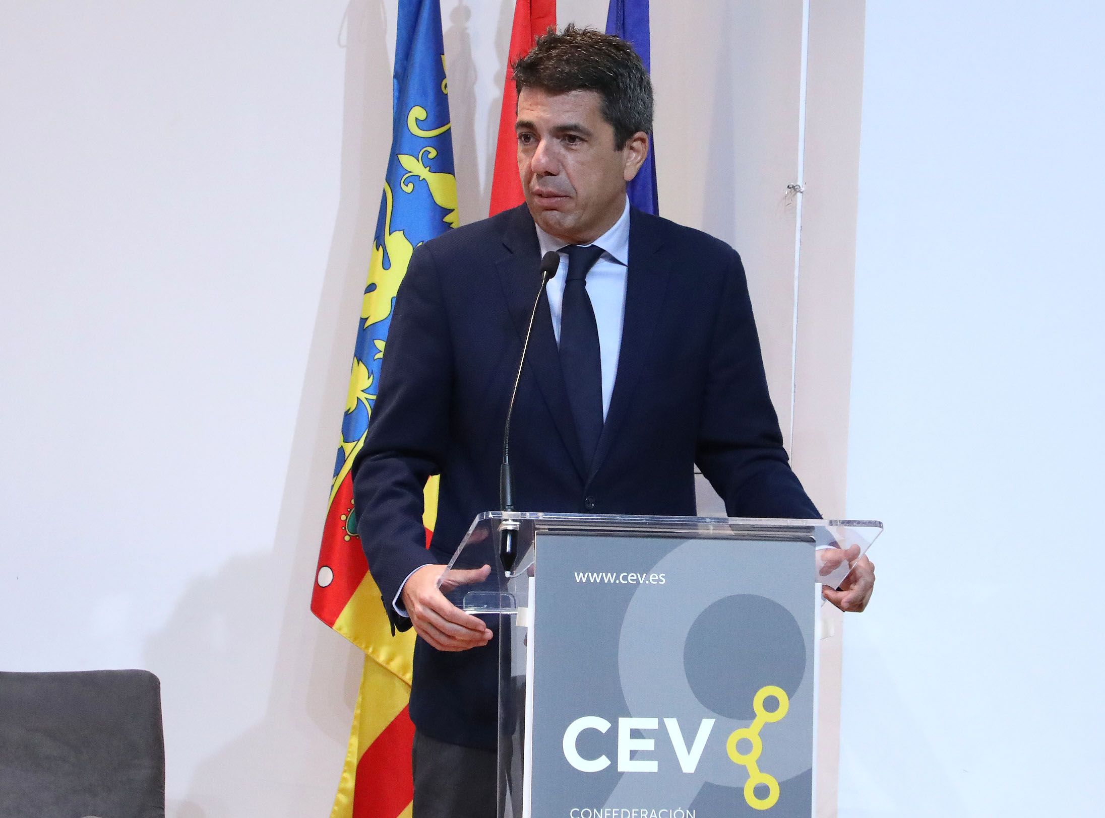 El president de la Generalitat Valenciana, Carlos Mazón