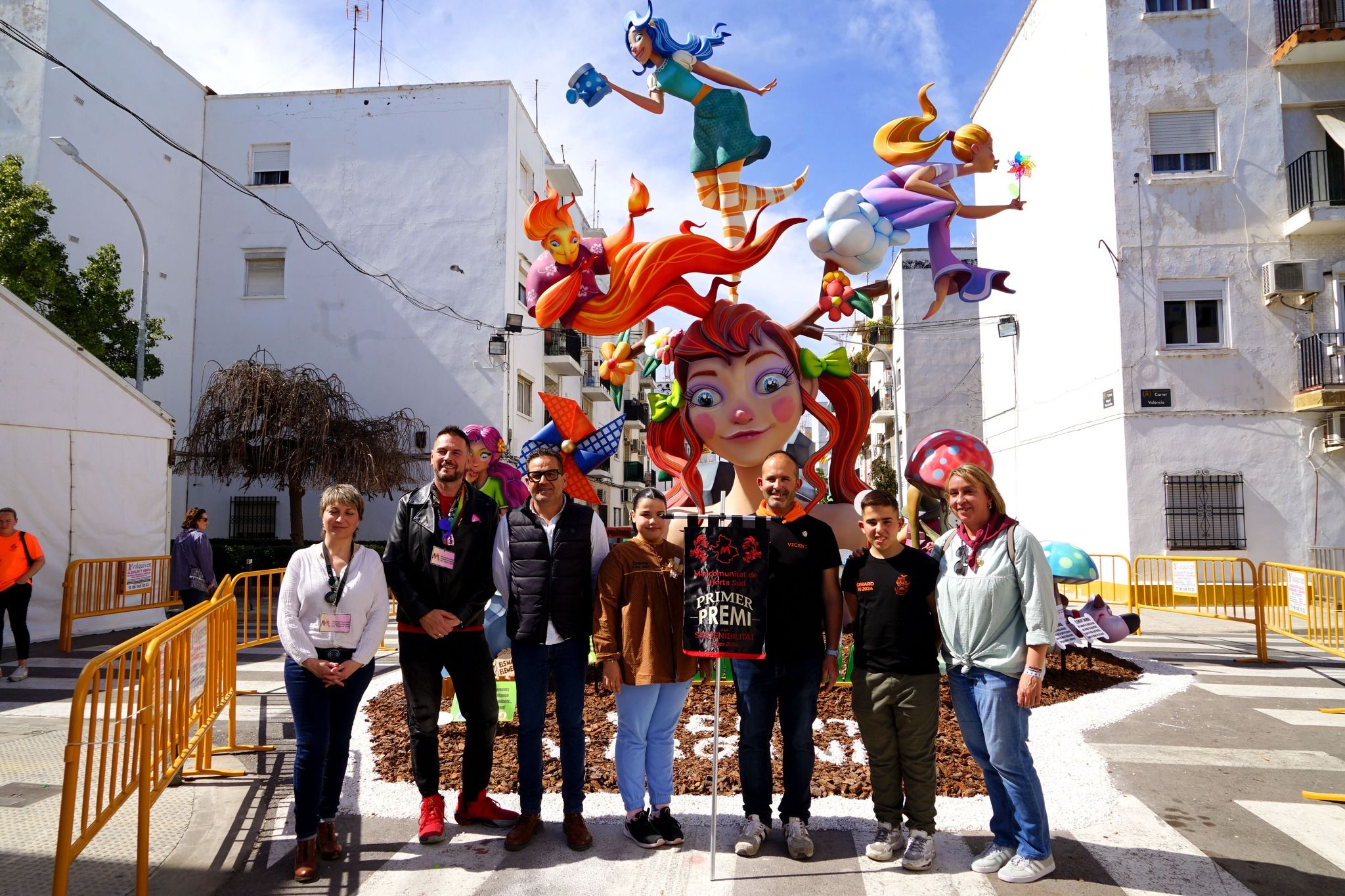 Falla guardonada amb el premi a la falla més sostenible de l'Horta Sud