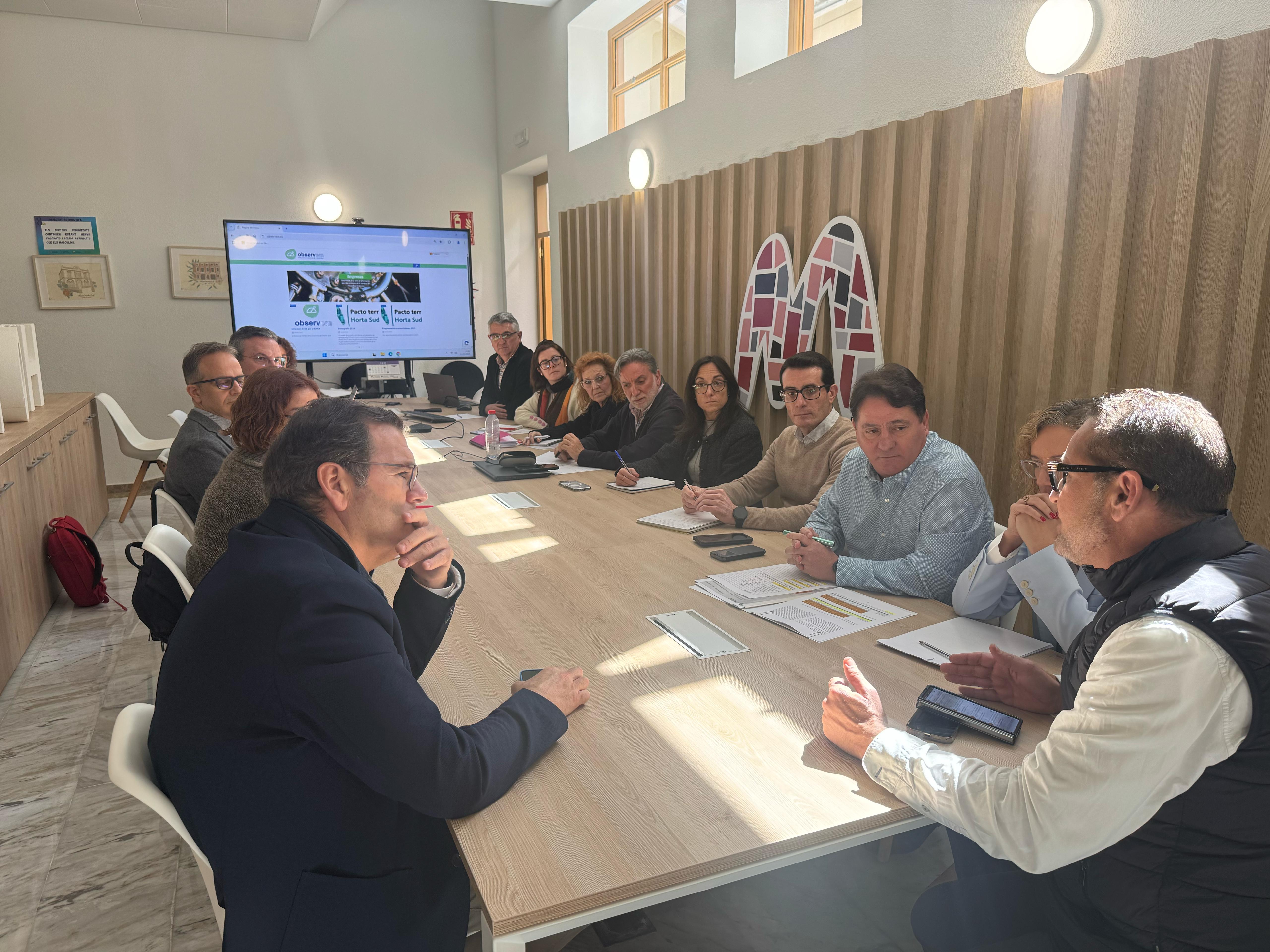 Reunió de la Mancomunitat de l'Horta Sud