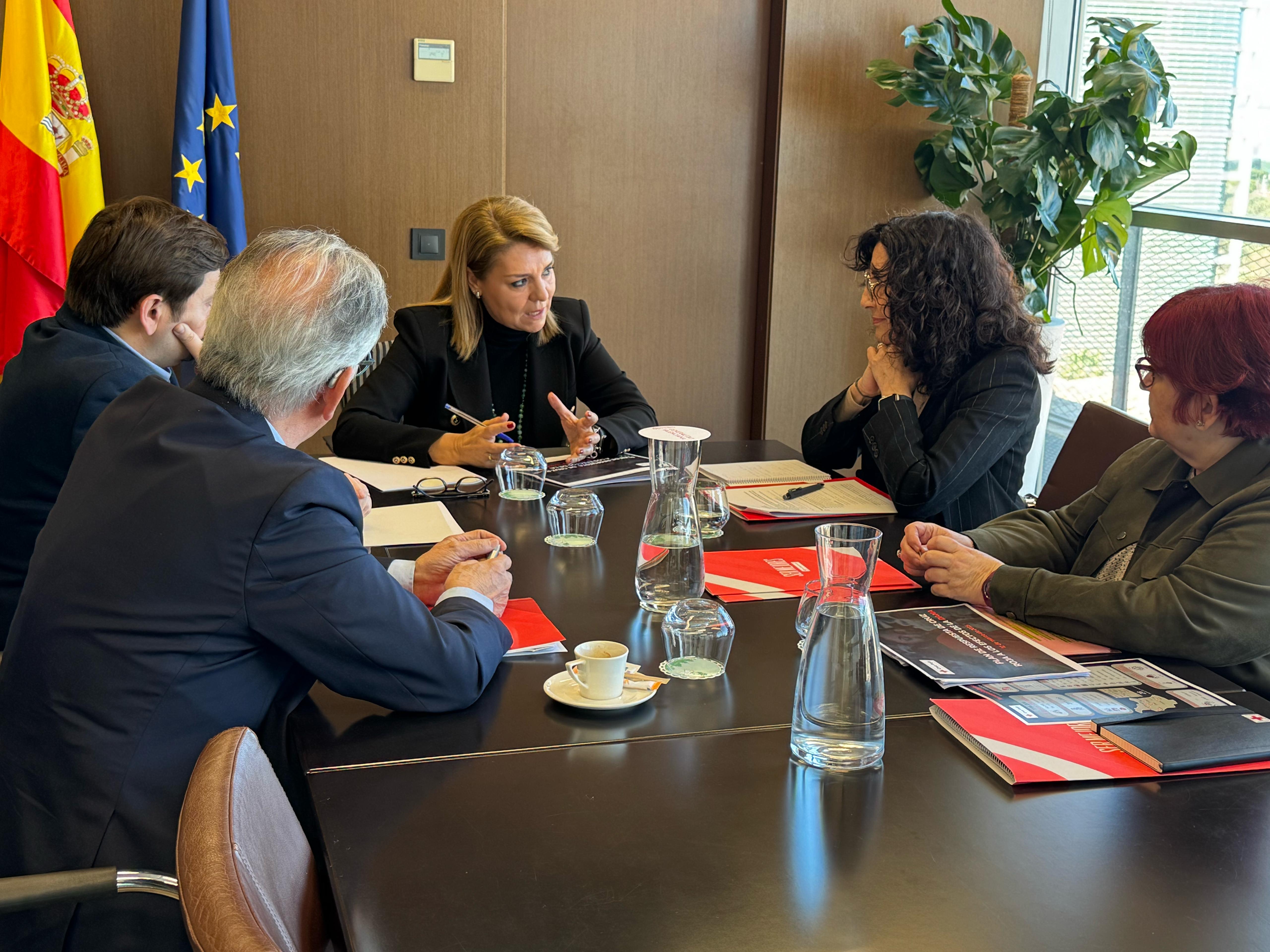 Reunió de la Generalitat amb la Creu Roja
