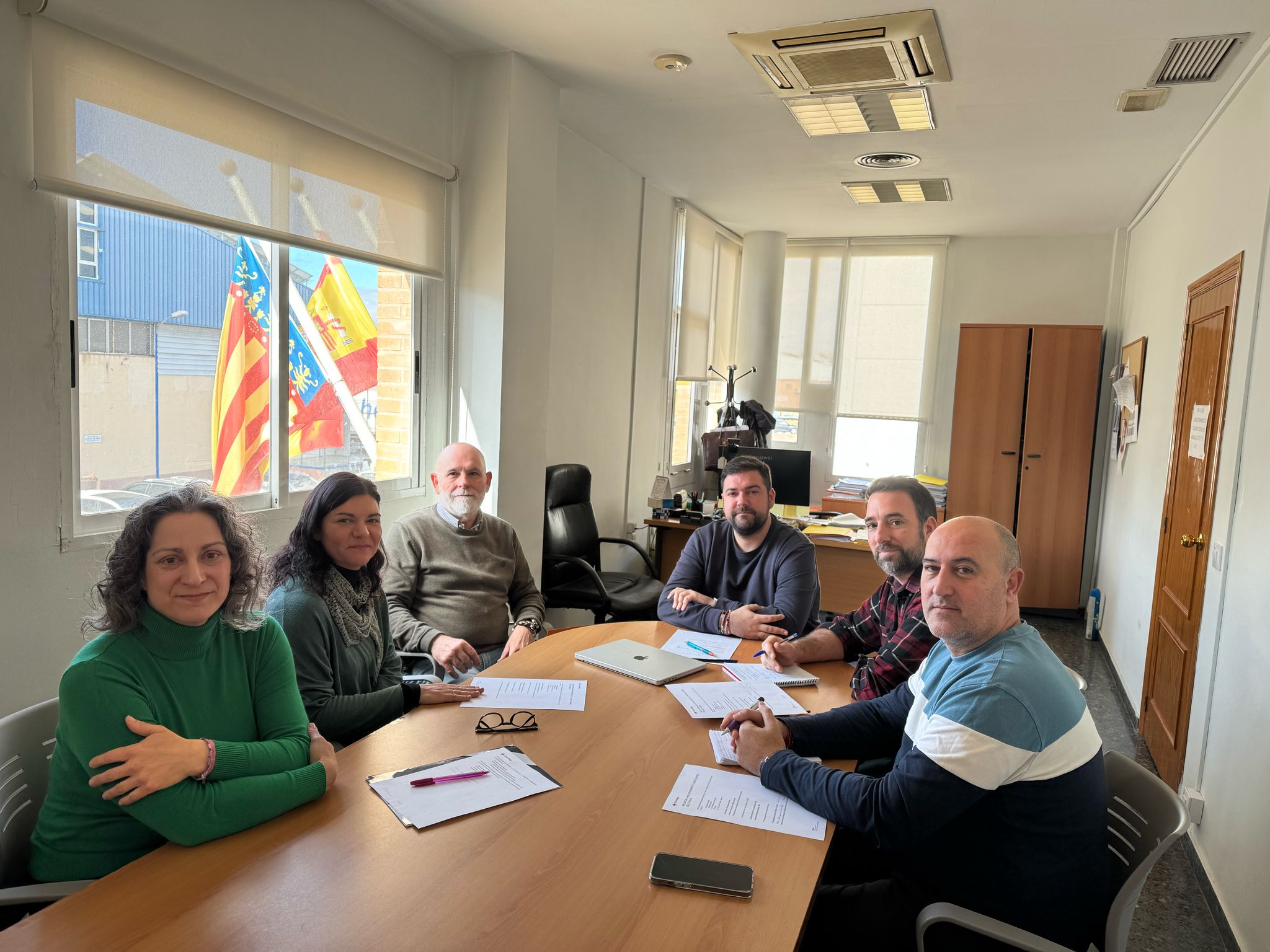 Reunió de la Mancomunitat de l'Horta Nord amb la Creu Roja