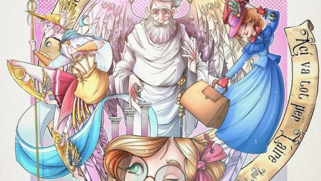 Boceto de la Falla infantil Almirante Cadarso 2025 Boceto de la Falla infantil Almirante Cadarso 2025