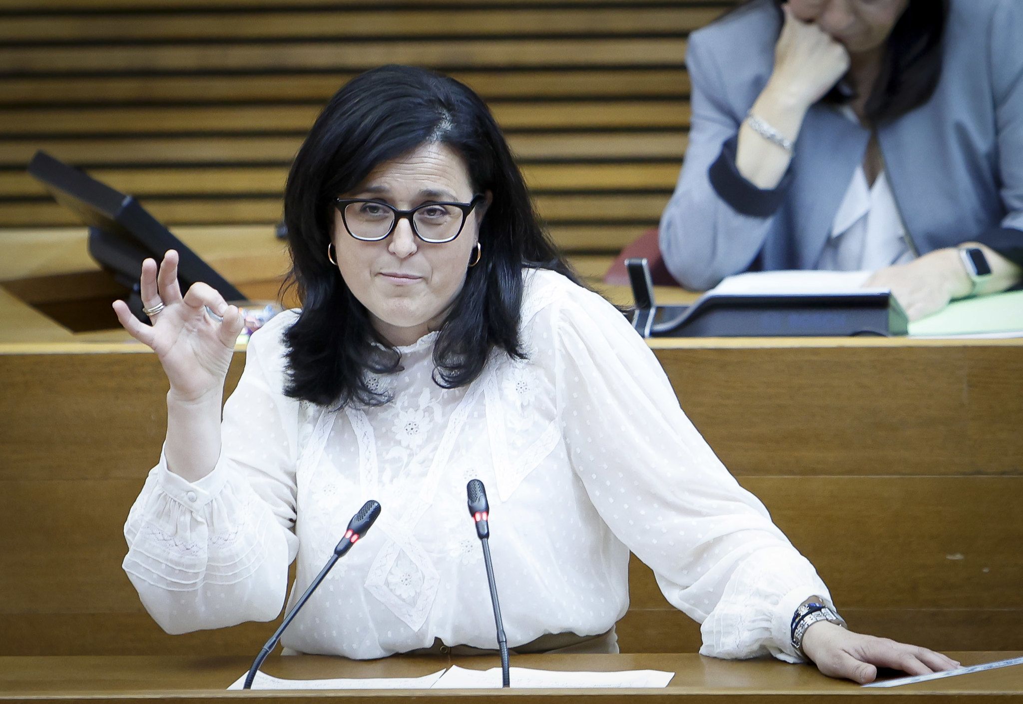 La portaveu del Partit Popular a les Corts, Nieves Martínez