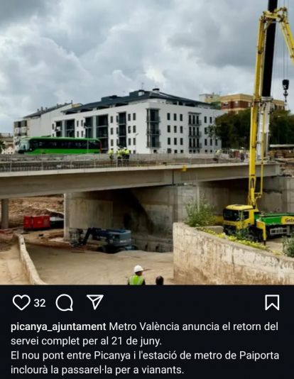 Captura comunicado Ayuntamiento Picanya Captura comunicado Ayuntamiento Picanya