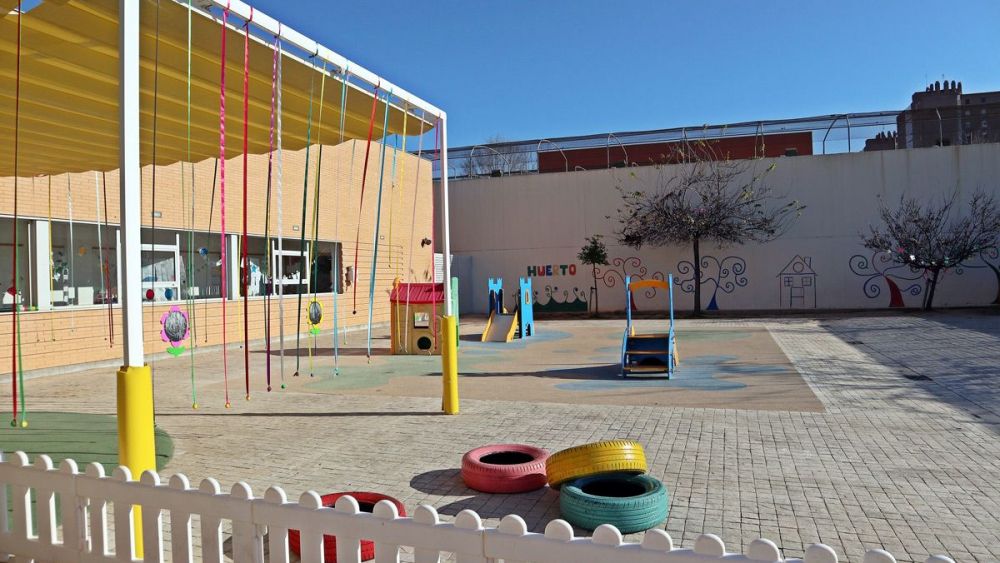 Patio de una escuela infantil municipal de Valencia Patio de una escuela infantil municipal de Valencia
