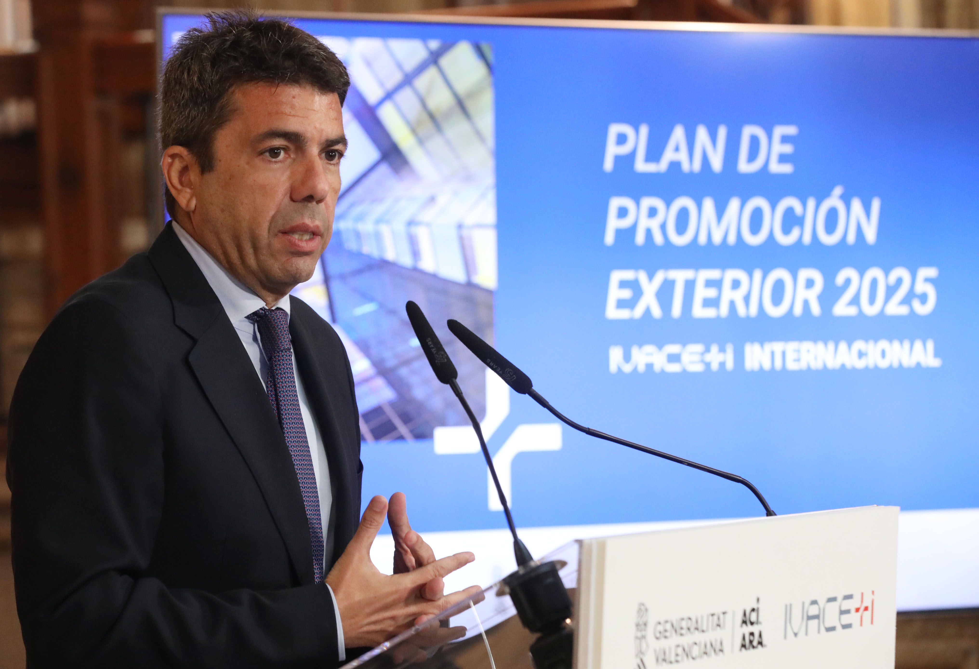 El president de la Generalitat, Carlos Mazón