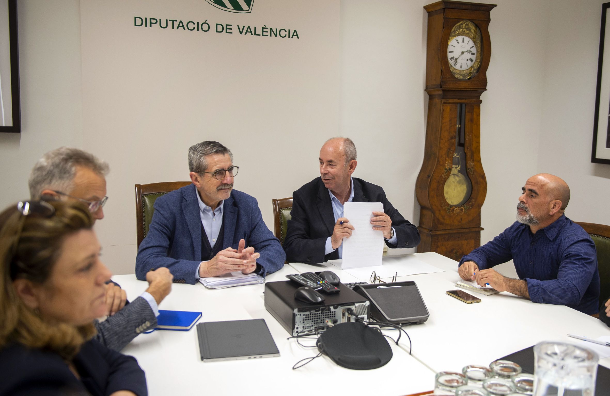 Reunió de la Diputació de València amb el Ministeri per a la Transició Ecològica i Repte Demogràfic