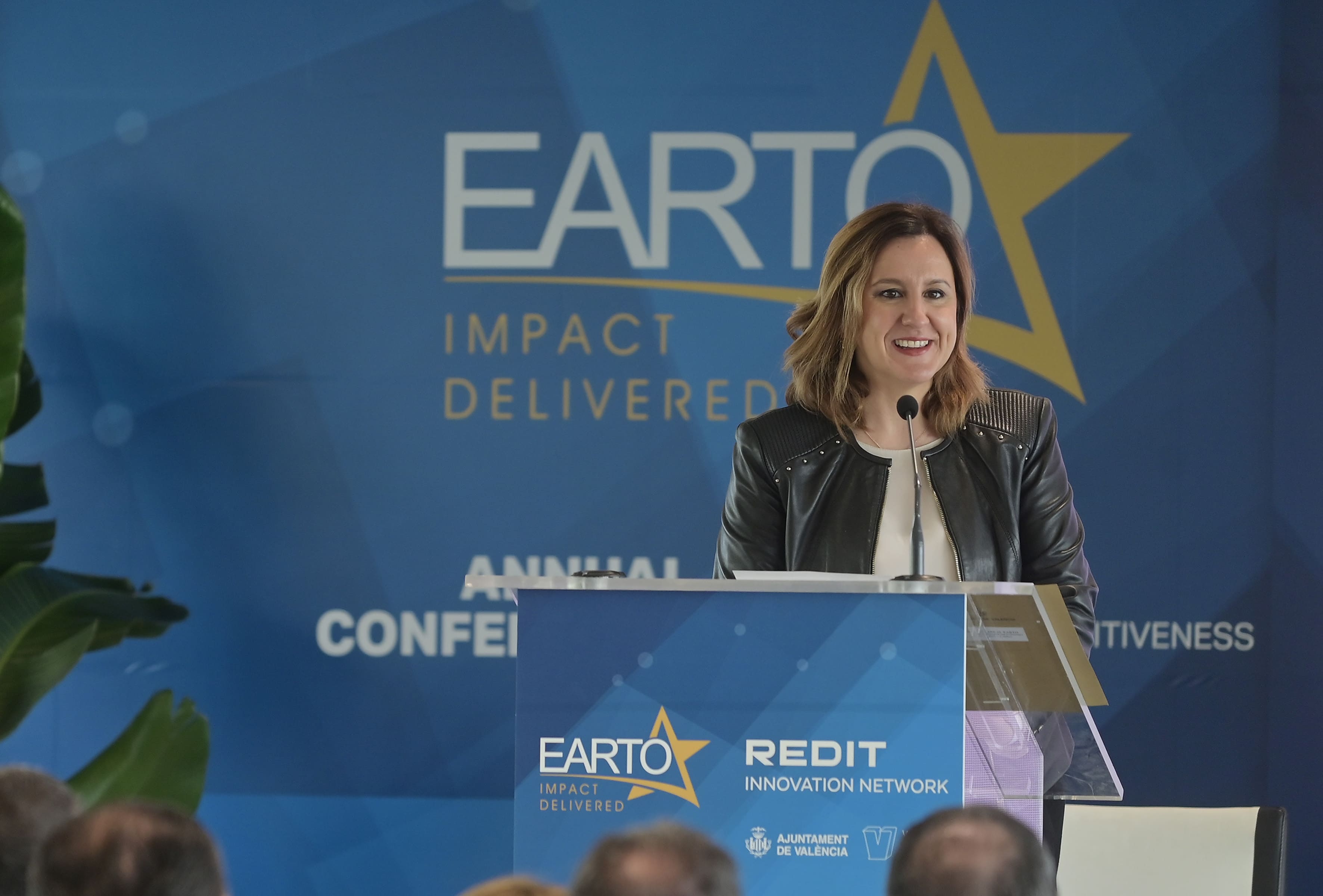 L'alcaldessa de València en la conferència d'EARTO