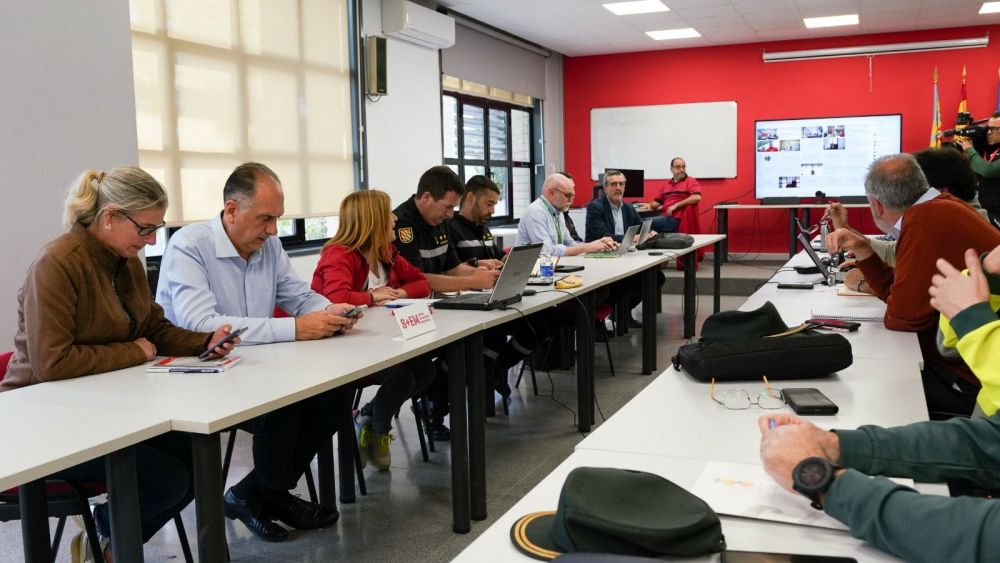 Reunió del Cecopi per l'apagada Reunió del Cecopi per l'apagada