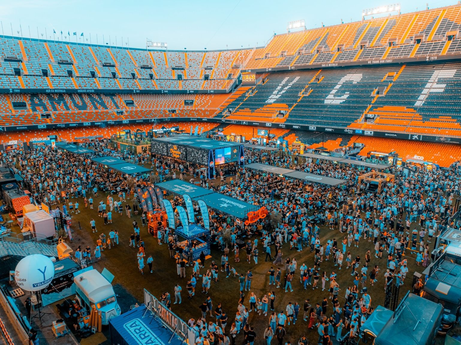 The Champions Burger en Mestalla