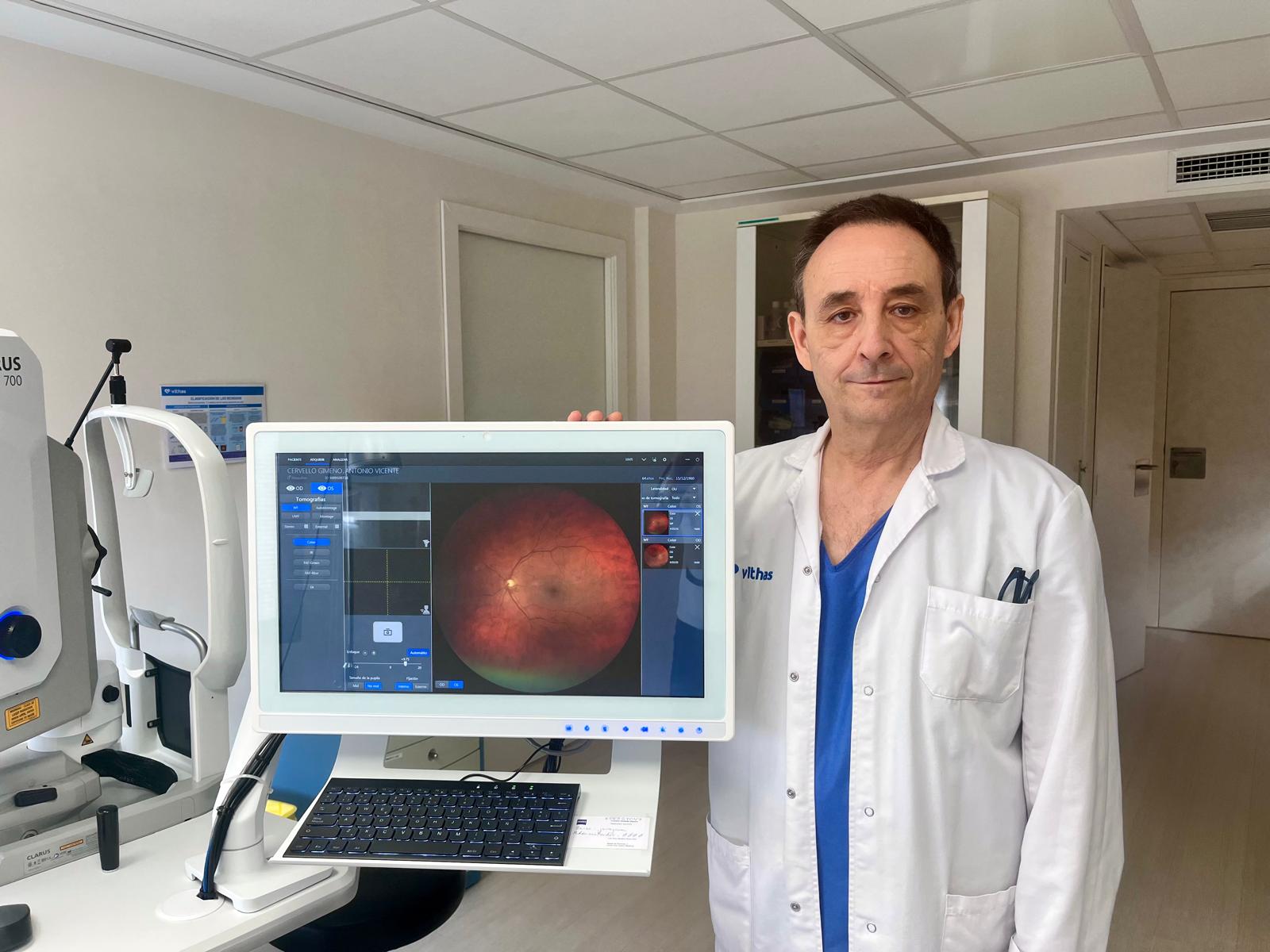 Dr Juan Miguel Tomás Torrent, oftalmòleg a l'Hospital Vithas València