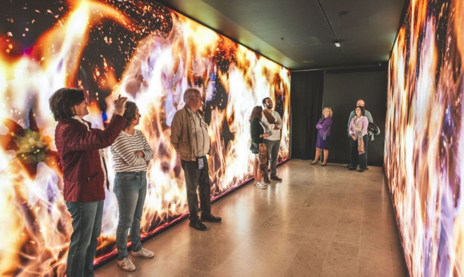 Obra de arte de Matt Collishaw en el CAHH (Foto: Centro de Arte Hortensia Herrero)