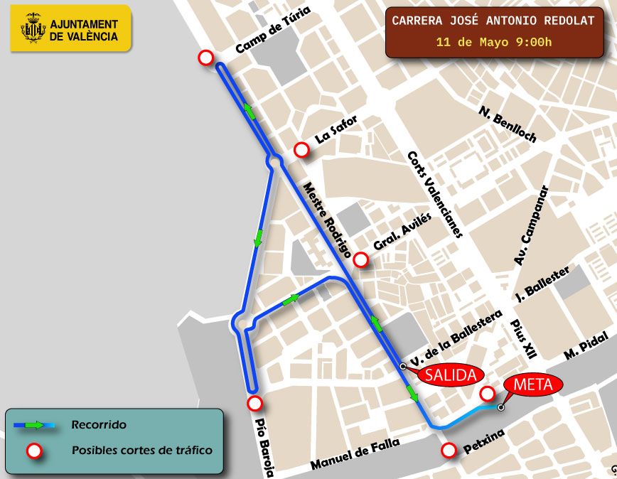 Plànol Carrera Jose Antonio Redolat 