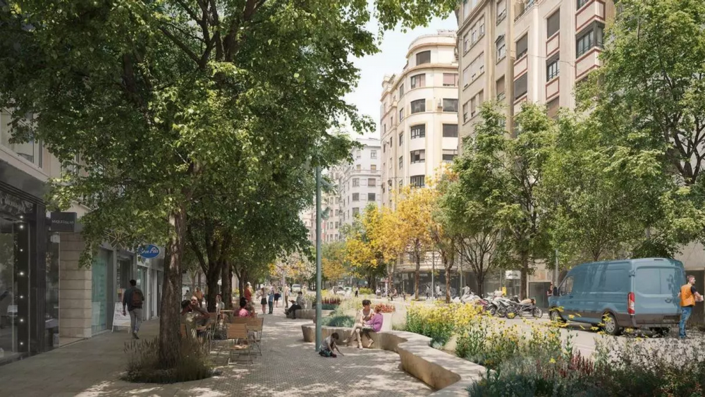 Figuración de la Avenida del Oeste