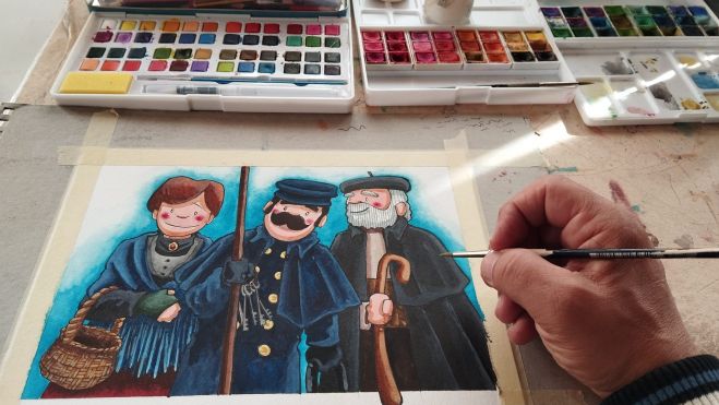 Una de las ilustraciones de Sergi Olcina Una de las ilustraciones de Sergi Olcina