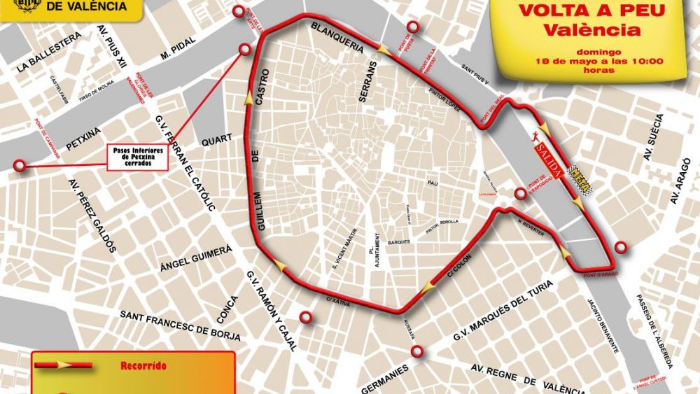 Recorrido de la Volta a Peu
