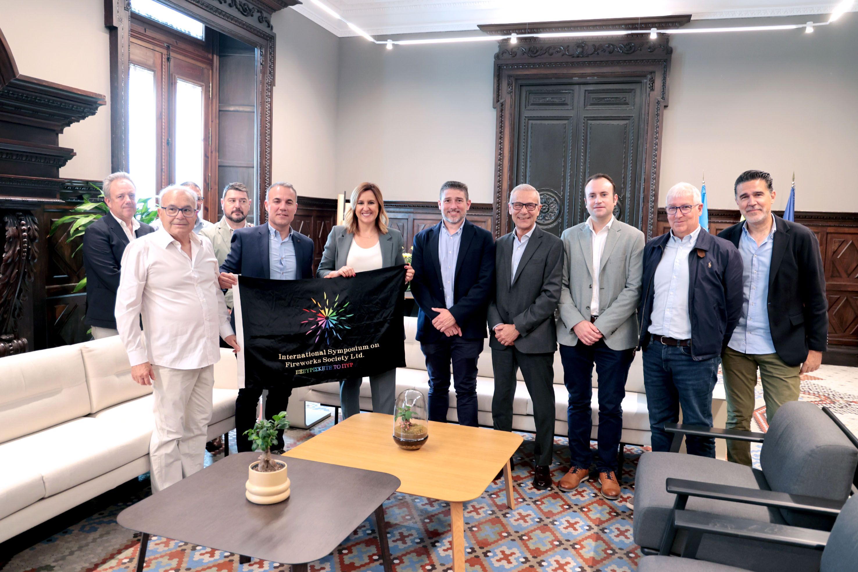 Recepción Comité Simposio Internacional de Pirotecnia 