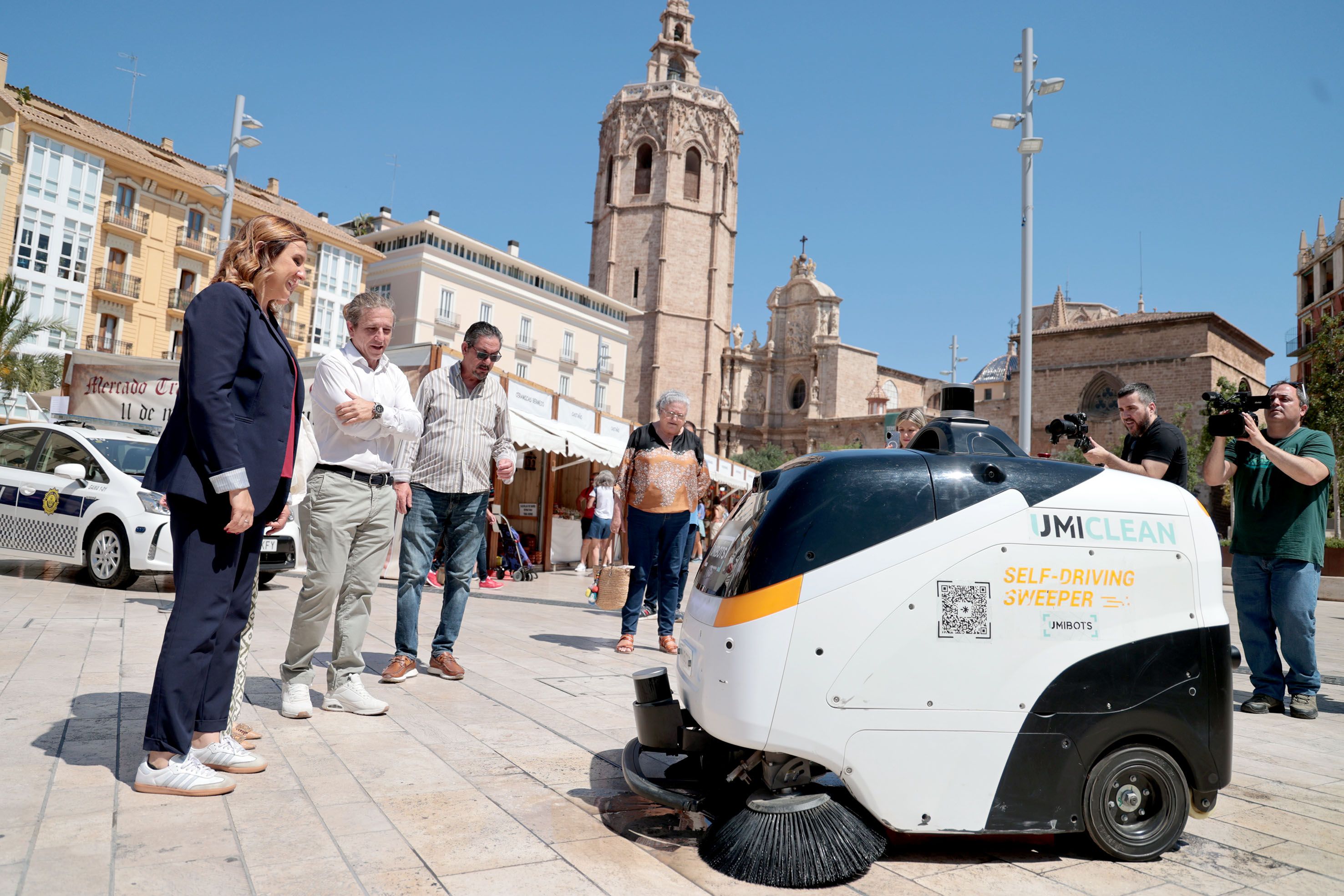 Robot de neteja viària a València