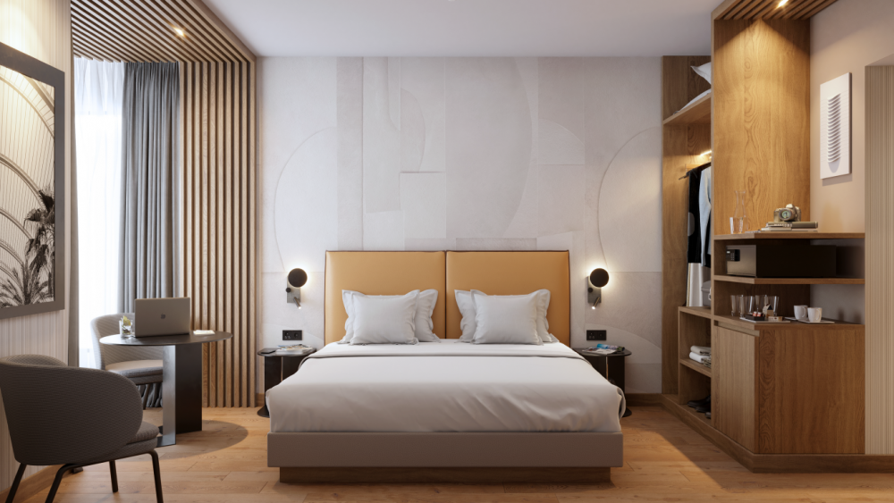 Una habitación de Sercotel