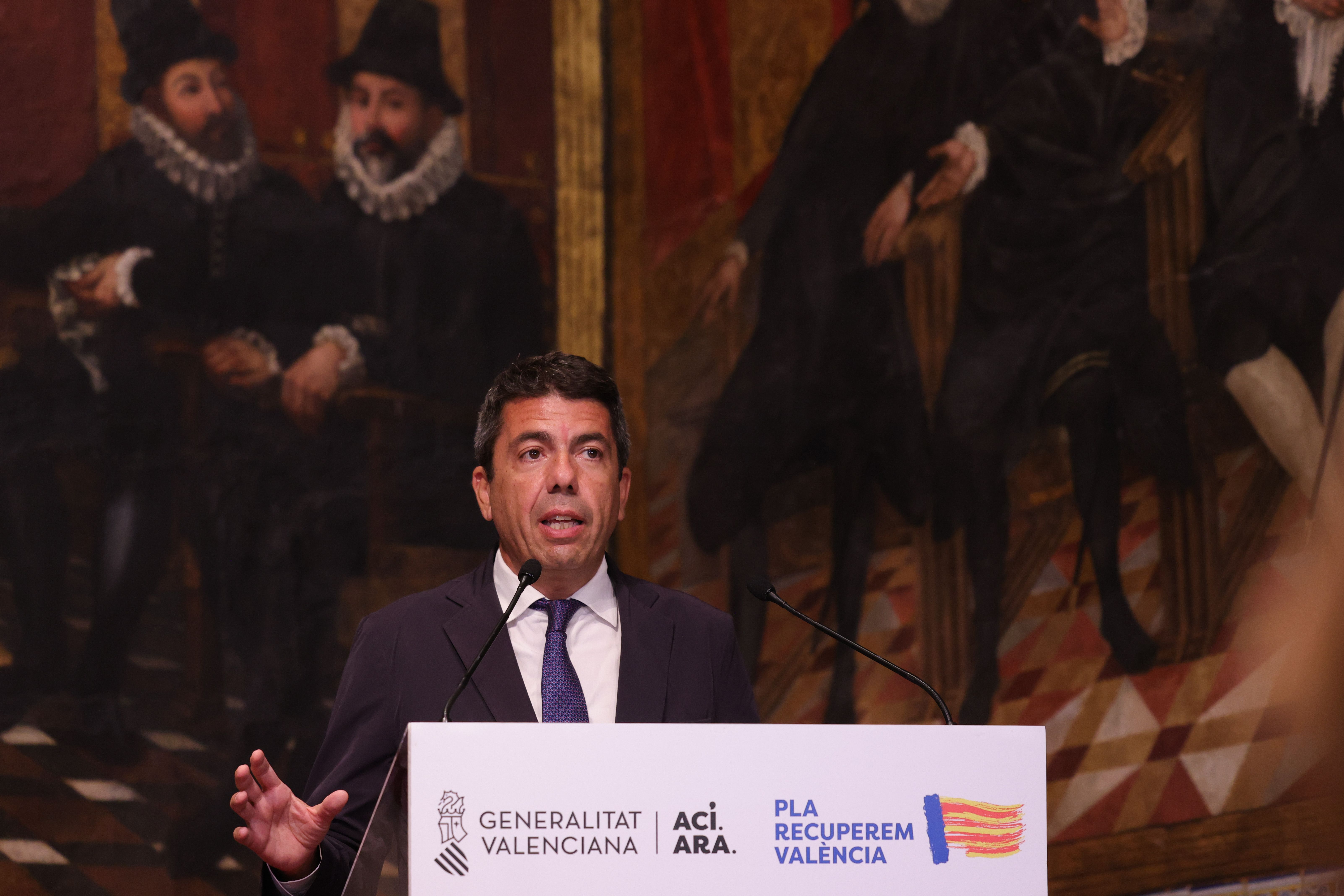 El president de la Generalitat, Carlos Mazón