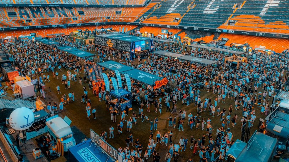 The Champions Burger en Mestalla The Champions Burger en Mestalla
