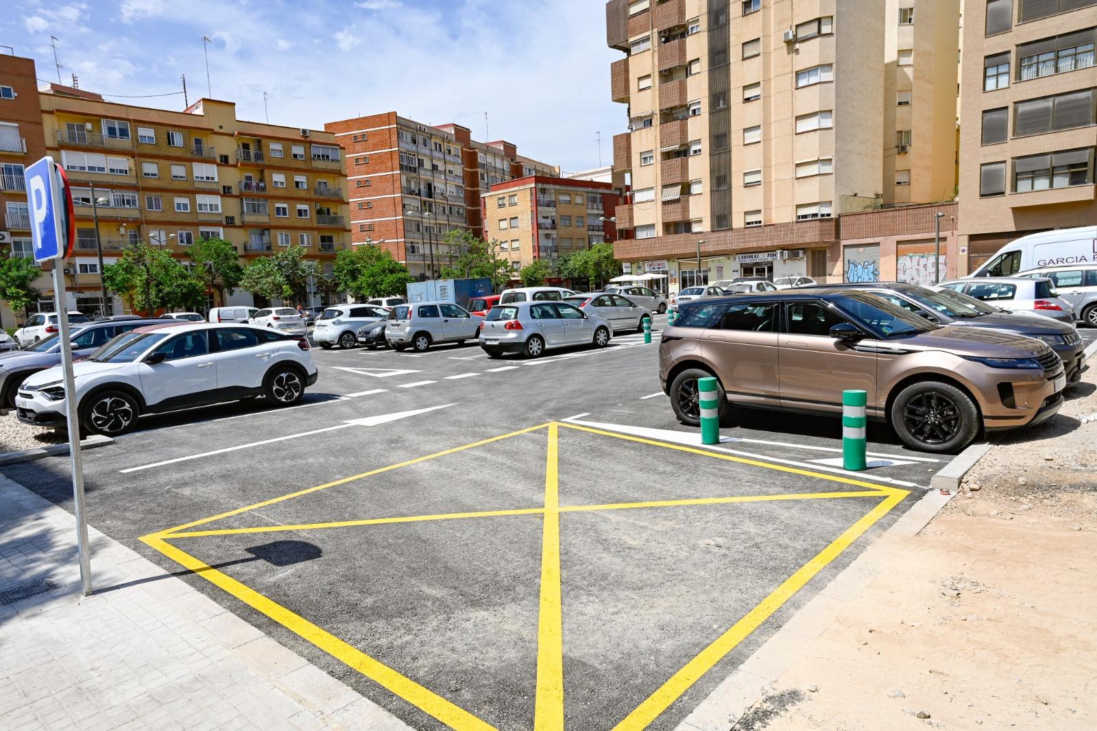 Nuevo aparcamiento en el barrio de Soternes en Valencia
