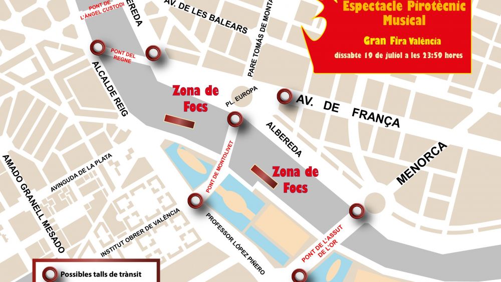 Possibles talls de trànsit Possibles talls de trànsit