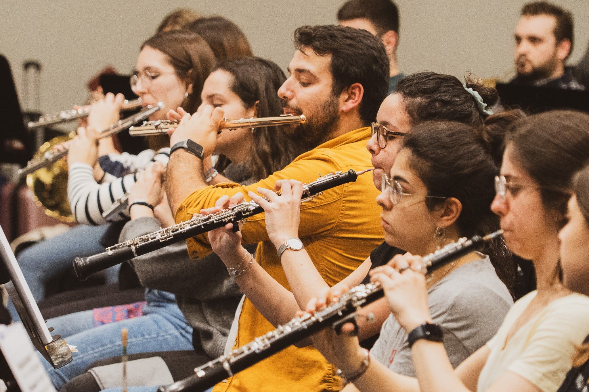 Un grup de joves músics