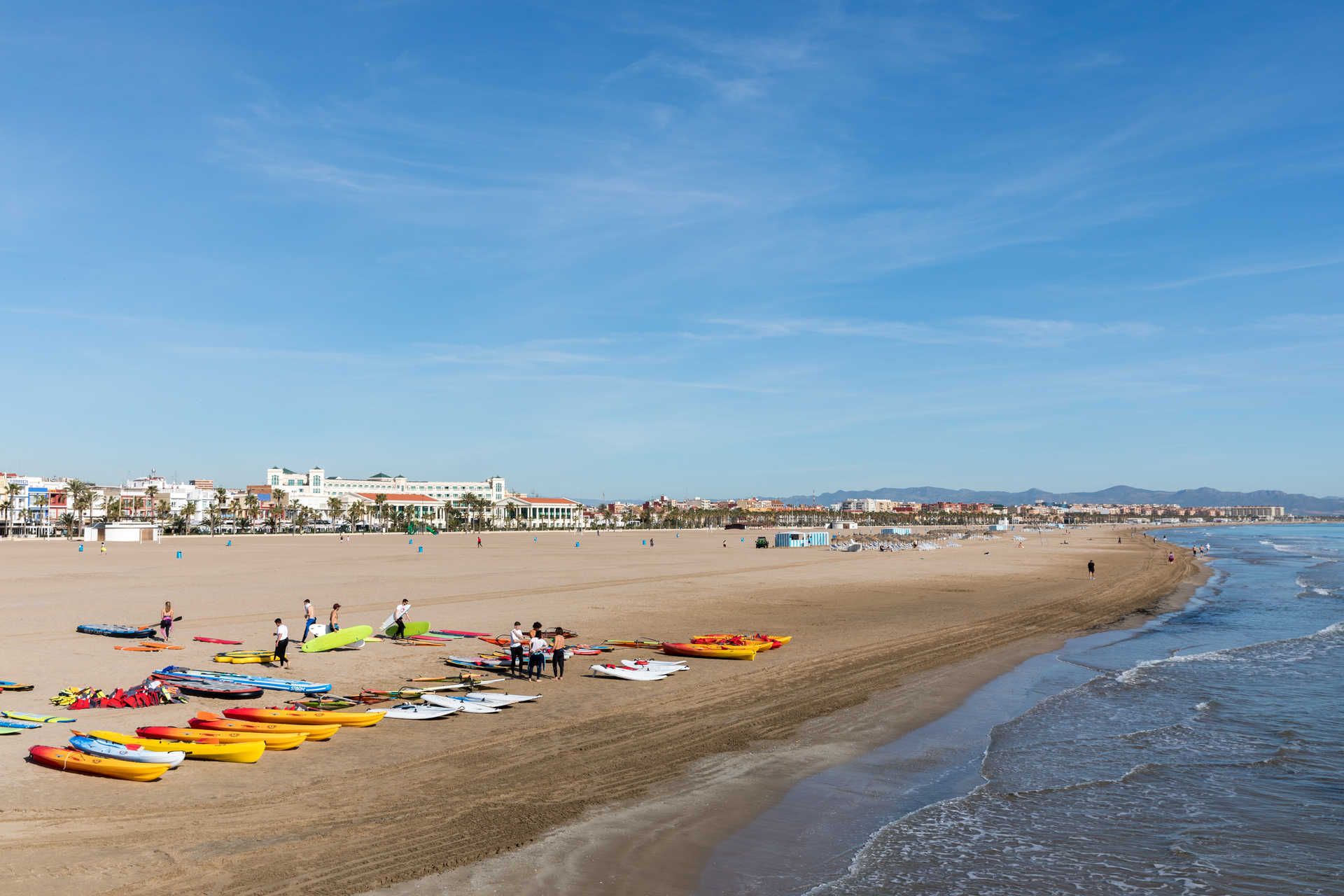 Platja del Cabanyal - Foto: Turisme Comunitat Valenciana
