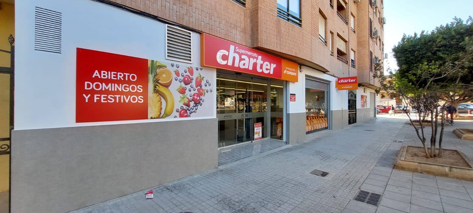 Un supermercat de Charter a València