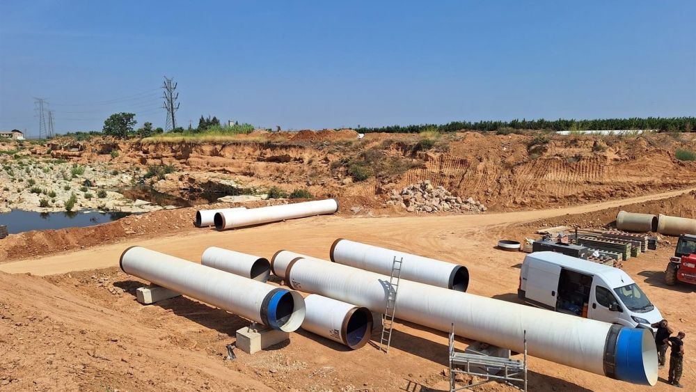 Las obras de emergencia en el canal Júcar Turia por la DANA