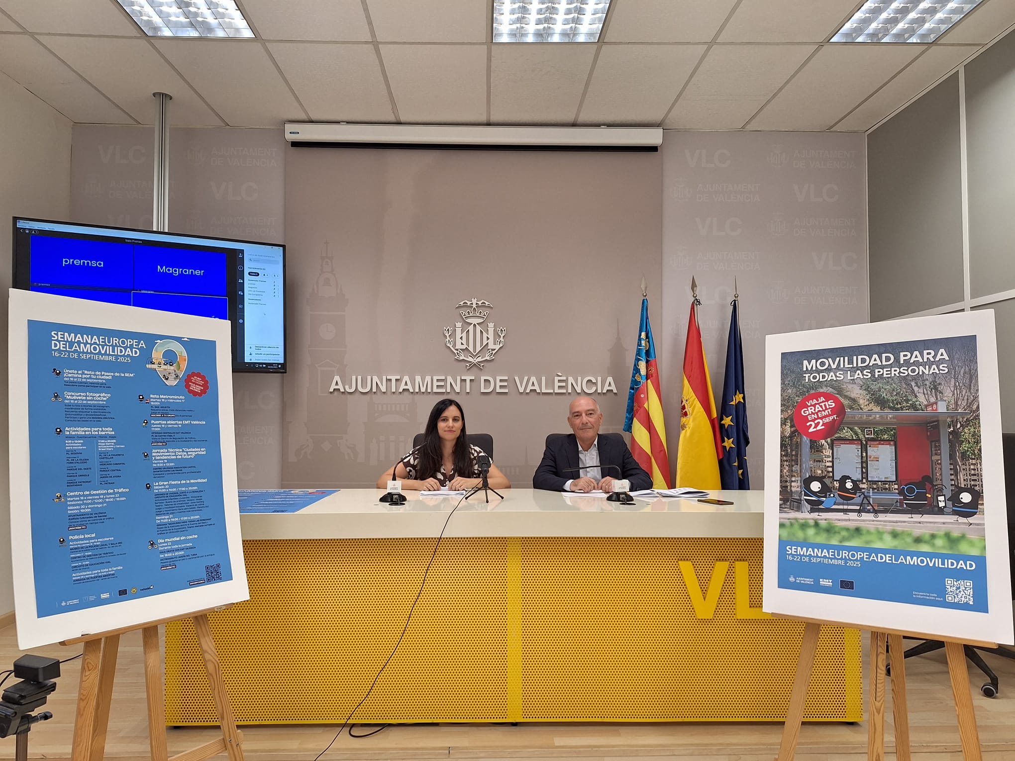 Presentación de la Semana de la Movilidad de València