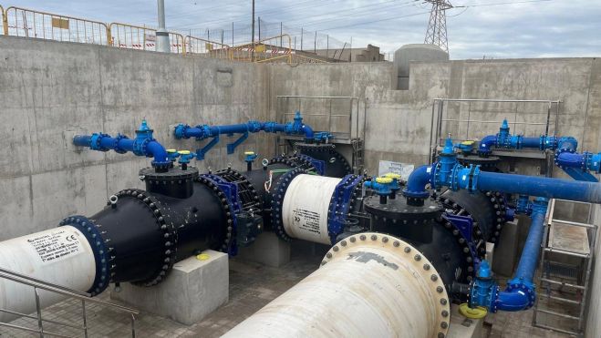 Imatge d'arxiu de canonades per a subministrar aigua potable a València i la seua àrea metropolitana. - EUROPA PRESS