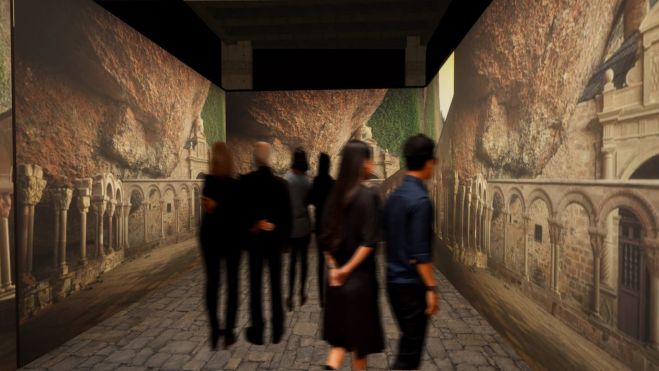 Recreación virtual Centro Santo Cáliz València Recreación virtual Centro Santo Cáliz València