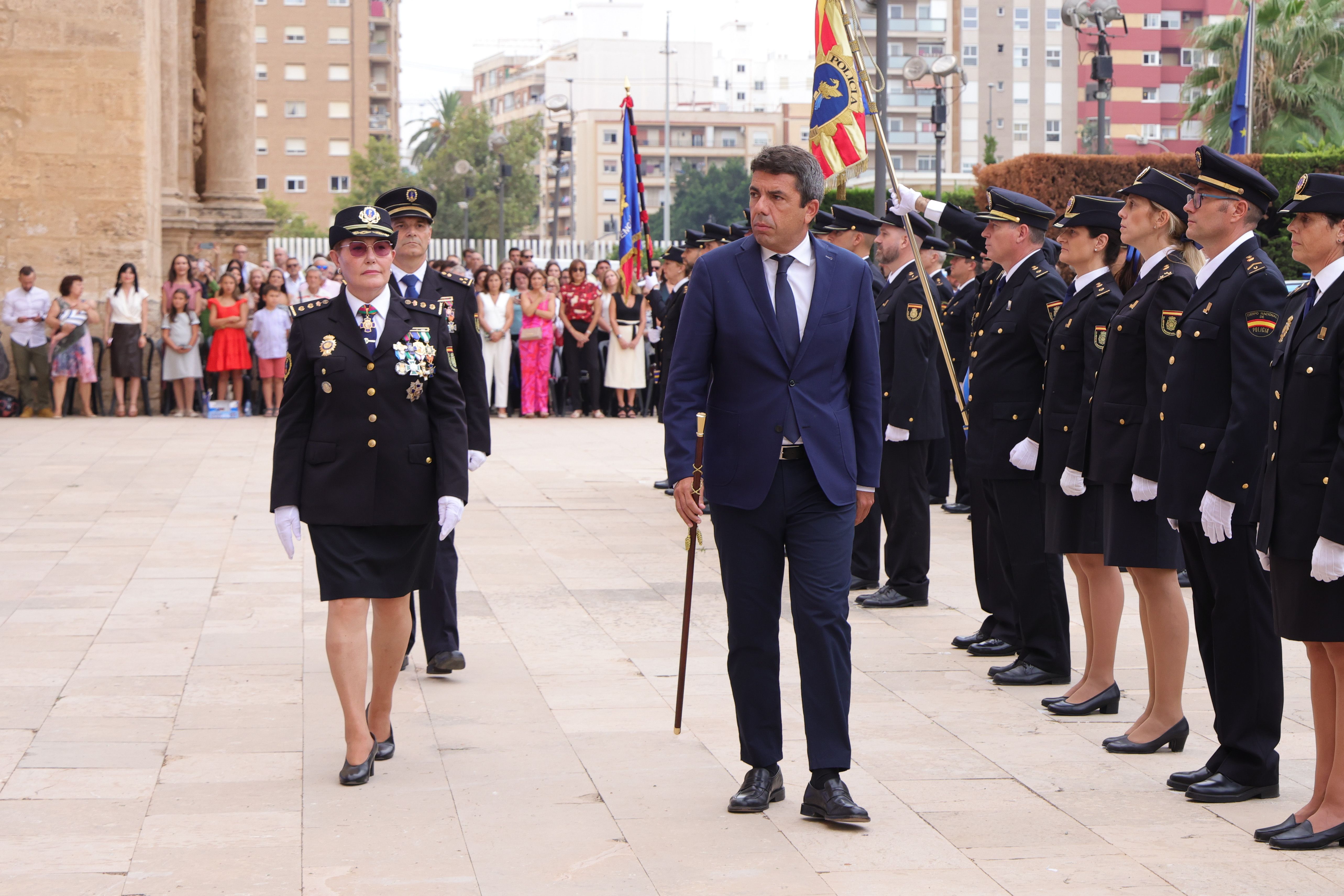 Carlos Mazón, en l'acte de lliurament de condecoracions i distincions al cos policial