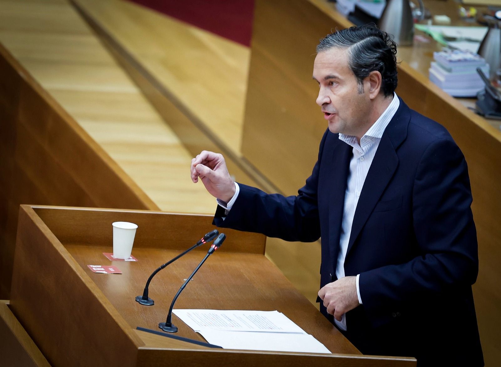 El portavoz del GPP en la comisión de investigación de la dana en Les Corts, Nando Pastor