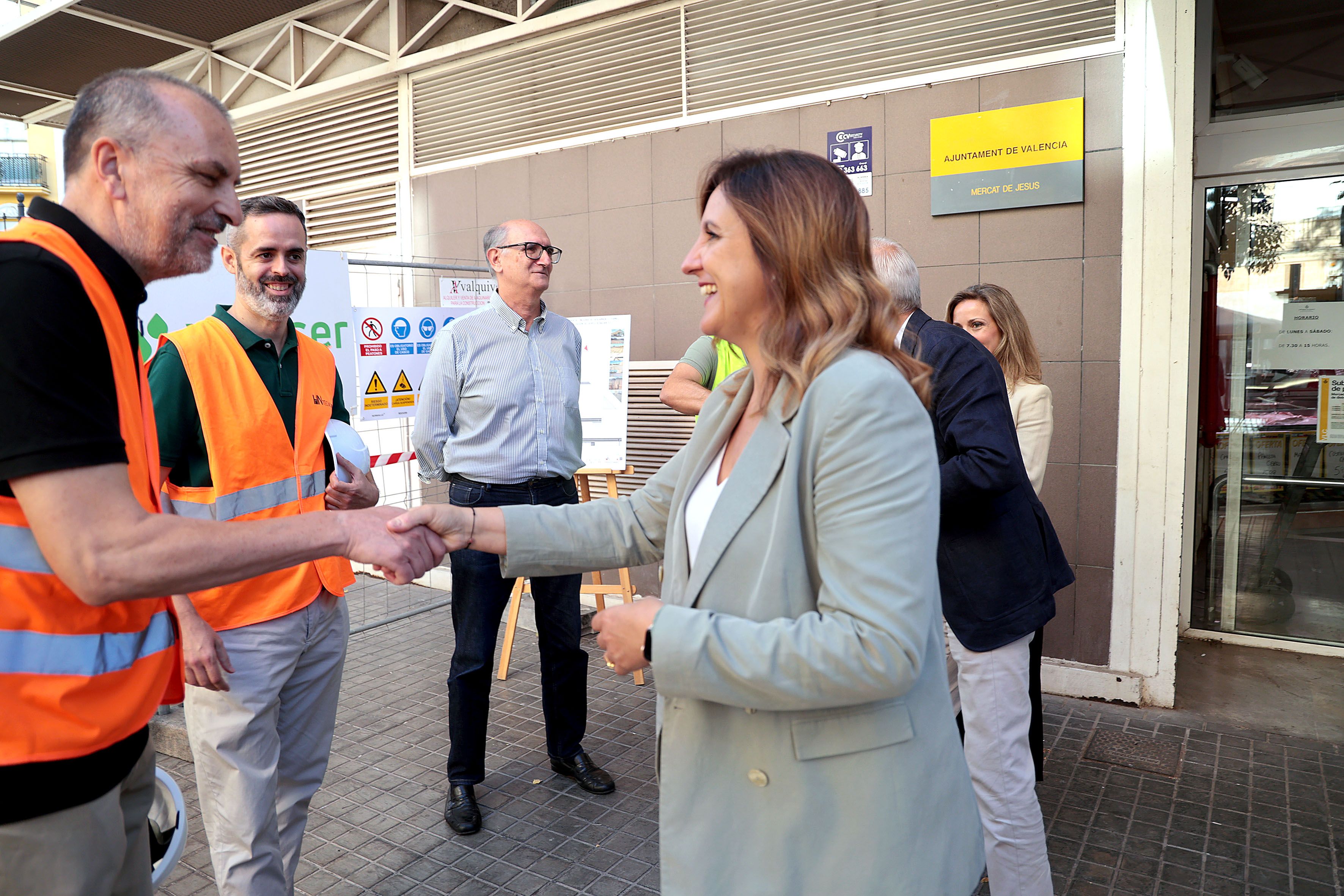 Obres de rehabilitació Mercat de Jesús 