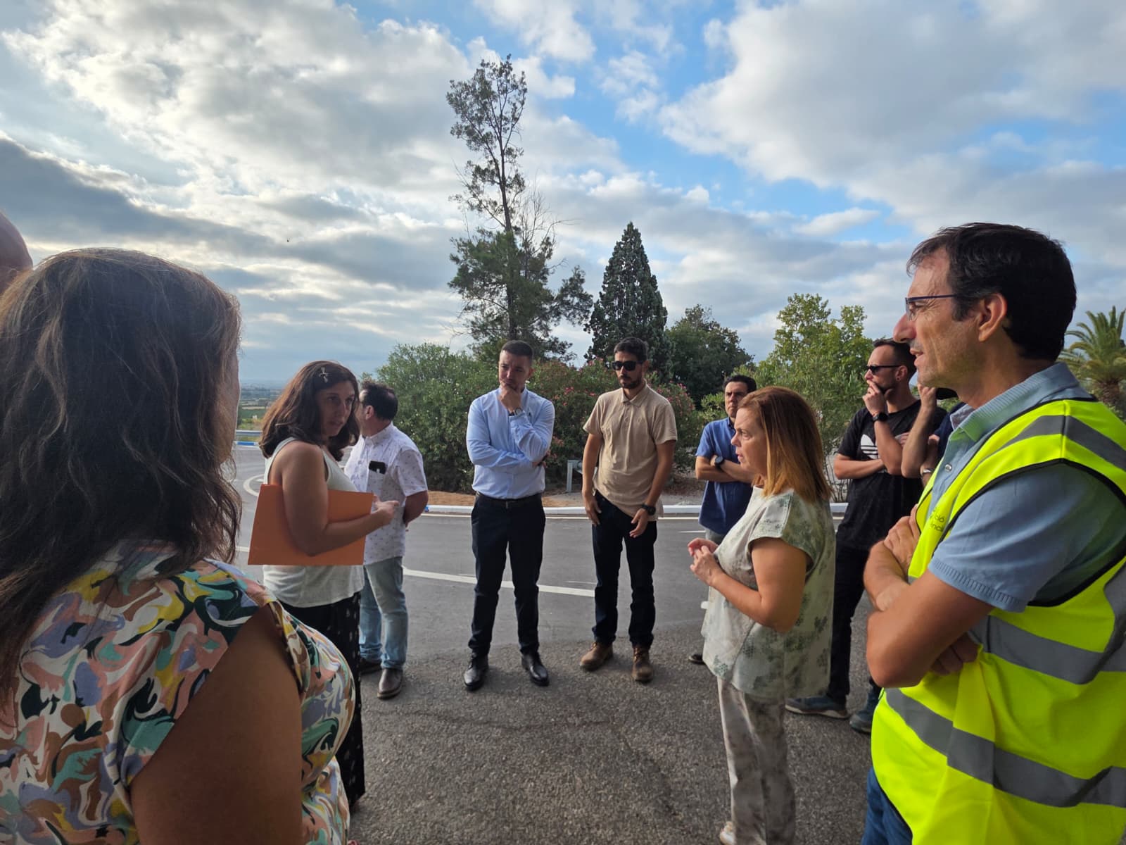 Recepció obres en la carretera de Vilamarxant