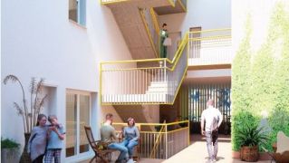 Recreación virtual del interior de las nuevas viviendas de Gandia