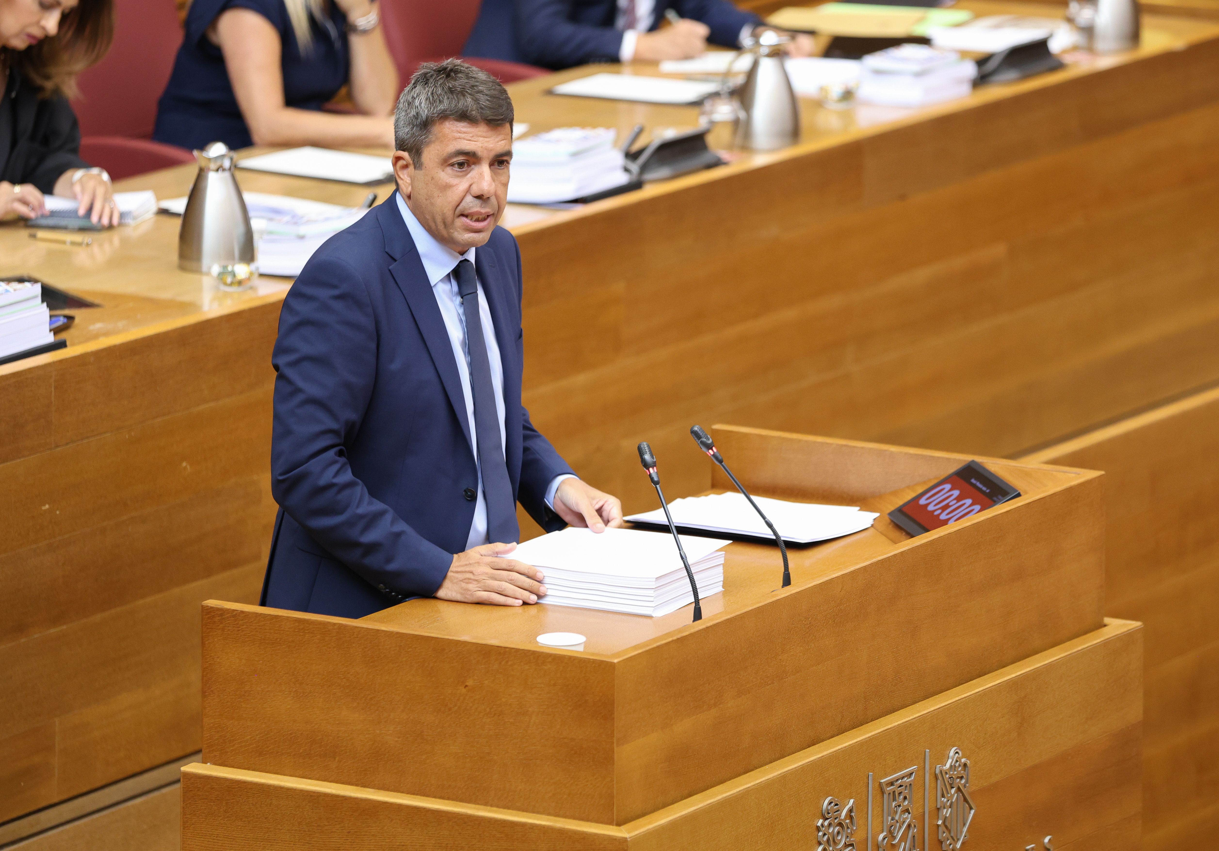El president de la Generalitat Valenciana, Carlos Mazón