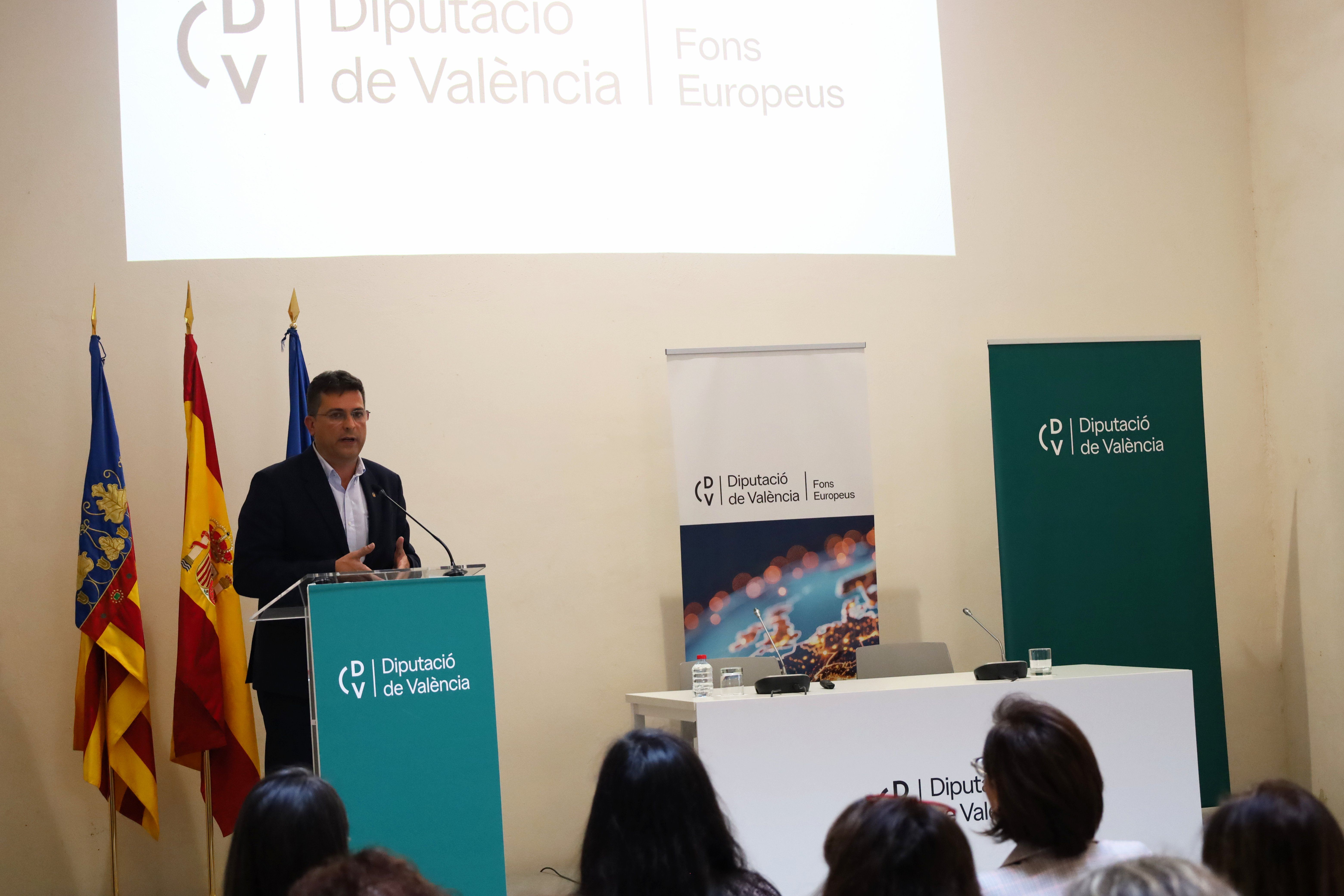 El diputat de Fons Europeus de la Diputació, Juan Ramón Adsuara